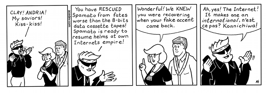 acedev comic, webcomic for Wednesday 17 Aug 2016
